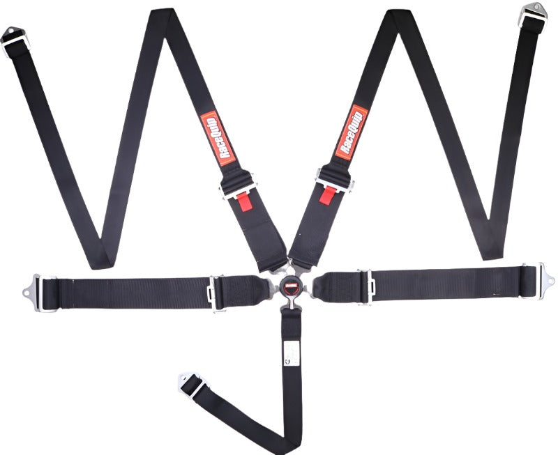 RaceQuip Black SFI CAMLOCK 5pt PD Lap HNR Seat Belt - Black Ops Auto Works
