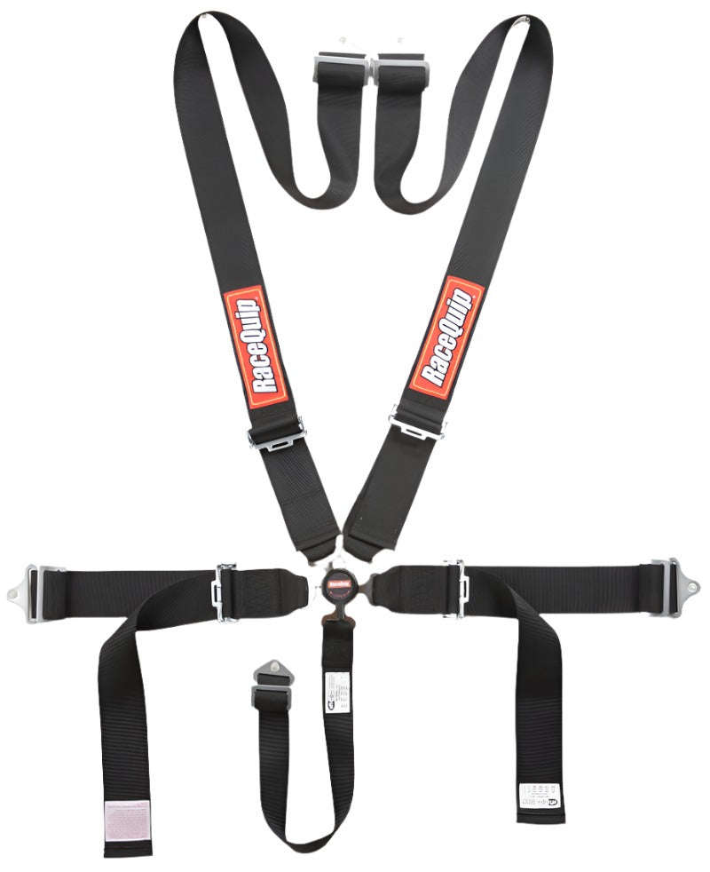 RaceQuip Black SFI CAMLOCK 5pt PD Lap Seat Belt - Black Ops Auto Works