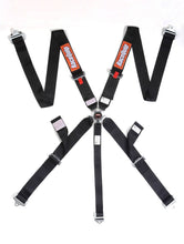 Load image into Gallery viewer, RaceQuip Black SFI CAMLOCK 5pt PU Lap Seat Belt - Black Ops Auto Works