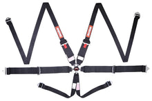 Load image into Gallery viewer, RaceQuip Black SFI CAMLOCK 6pt PU Lap HNR Seat Belt - Black Ops Auto Works