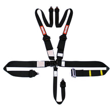 Load image into Gallery viewer, RaceQuip L &amp; L 5pt Ratchet HNR Harness Black - Black Ops Auto Works