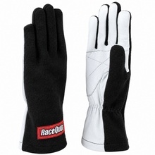 Load image into Gallery viewer, RaceQuip 350006 350 Series Basic Race Gloves Non-SFI Black X-Large - Racequip RQP350006