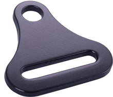Load image into Gallery viewer, RaceQuip Long Reach Bolt On End Seat Belt Mounting Hardware / 2 or 3 In. Belts / Forged Steel- Blk - Racequip RQP700910RQP