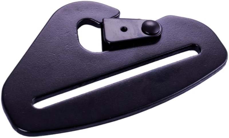 RaceQuip Snap Hook End Seat Belt Mounting Hardware / Fits 3 In. Belts / Forged Steel - Black - Racequip RQP700940RQP