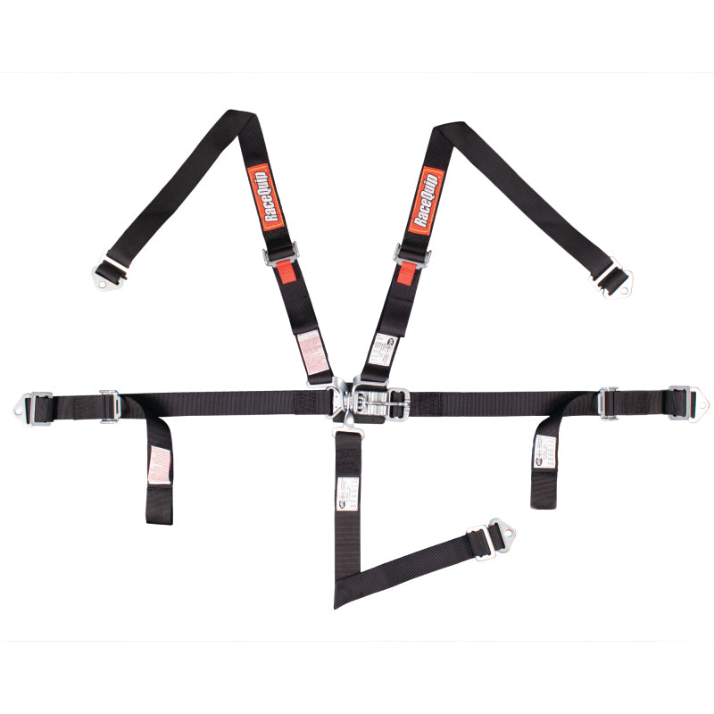 RaceQuip Black JR. L & L 5pt Harness - Racequip RQP709009RQP