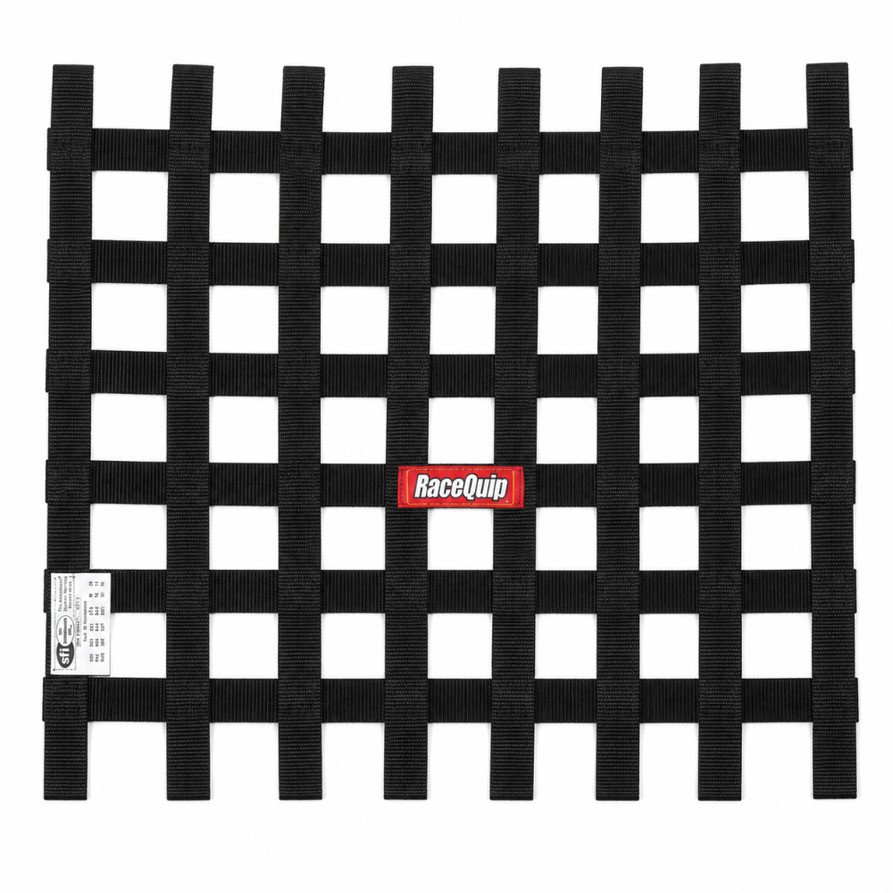 RaceQuip Black 18 X 21 SFI Ribbon Net - Racequip RQP726004