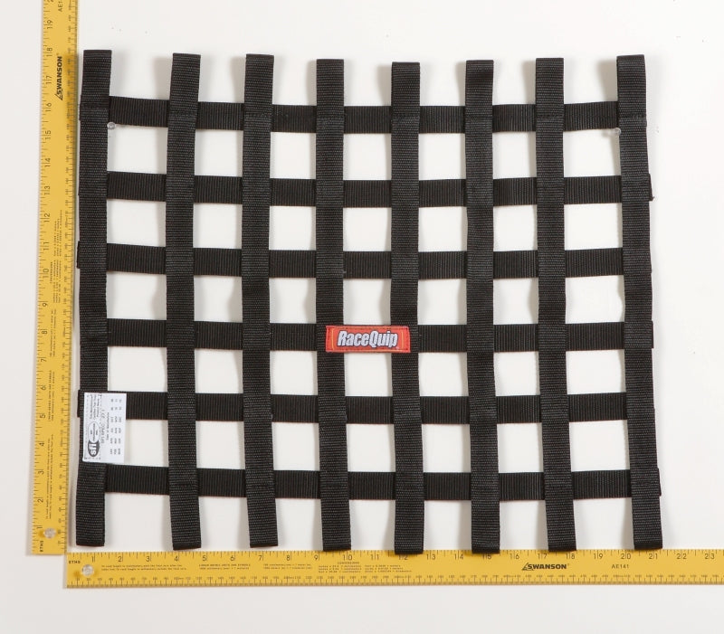 RaceQuip Black 18 X 21 SFI Ribbon Net - Racequip RQP726004RQP