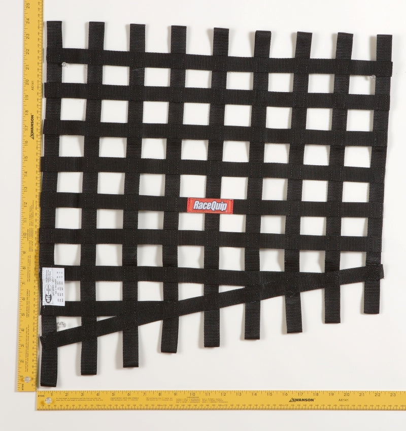 RaceQuip Black Drag 24 To 18 X 23 SFI Rib Net - Racequip RQP729005RQP