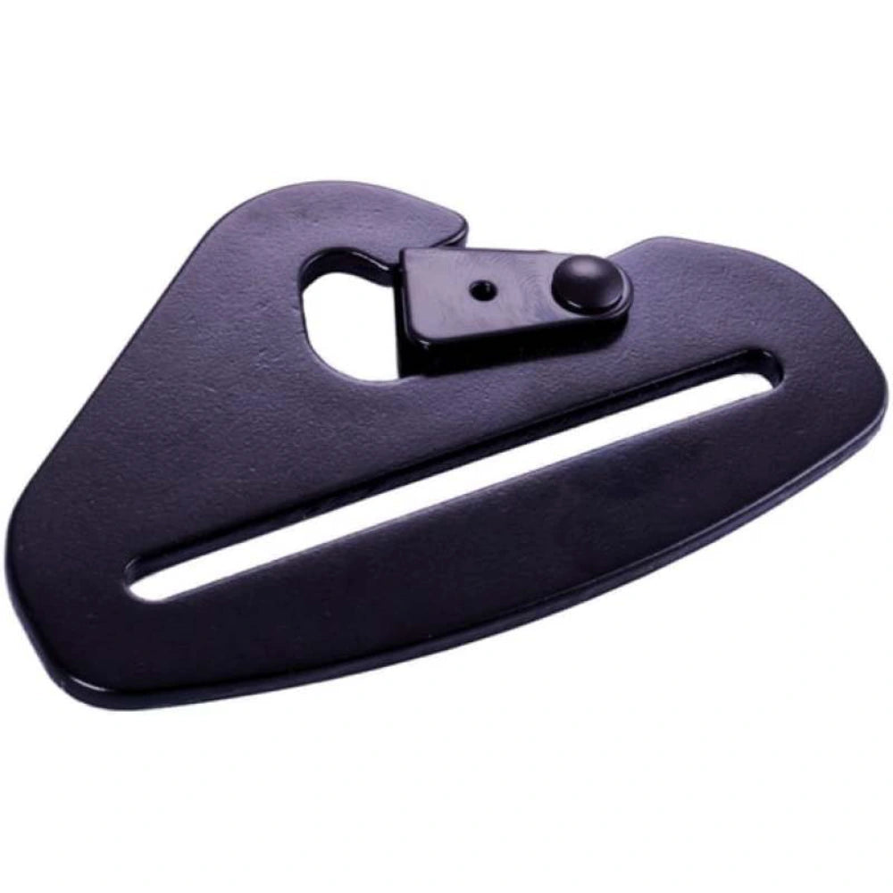 RaceQuip Snap Hook End Seat Belt Mounting Hardware / Fits 3 In. Belts / Forged Steel - Black - Racequip RQP700940RQP