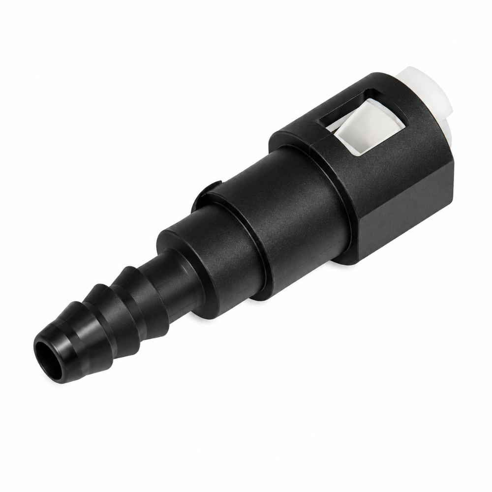 Radium Engineering 14-0253 3/8in SAE female quick connect to 5/16in barb fuel fitting