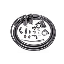 Load image into Gallery viewer, Radium 2016+ Toyota Tacoma Dual Catch Can Kit - Fluid Lock (20-0840-FL) with catch cans, hoses, brackets and hardware on white