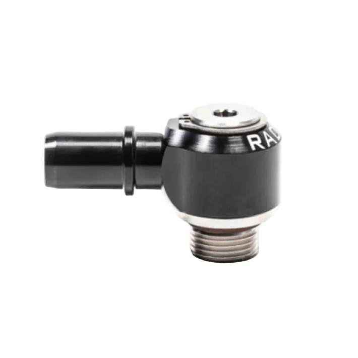 Radium 20-1000-1016S 8AN ORB swivel banjo to 16mm SAE male fitting side view
