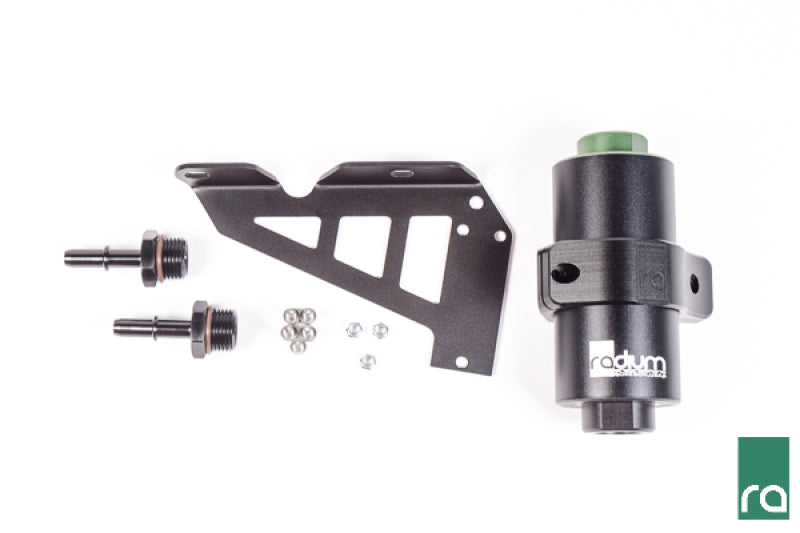 Radium Engineering 16+ Ford Focus RS Fuel Filter Kit w/ 10 Micron Stainless Filter - Black Ops Auto Works