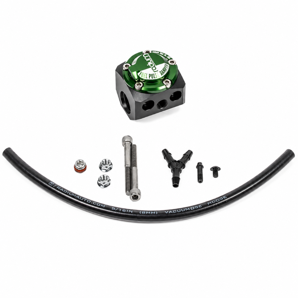 Radium Engineering RAD20-0199 FPD-R Inline Fuel Pulse Damper 8AN