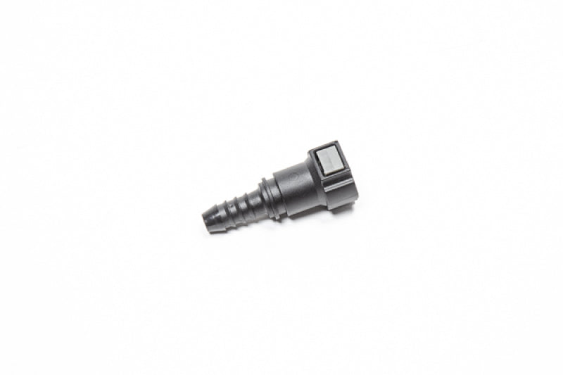 Radium Engineering 3/8in SAE Female To 3/8in Barb Quick Connect Fitting - Black Ops Auto Works