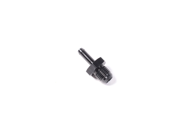 Radium Engineering 6AN Male 1/4in Barb - Black Ops Auto Works