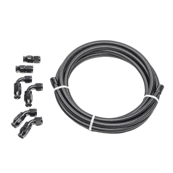 Radium Engineering 6AN Universal PTFE Hose Kit - Black Carbon Radium Engineering RAD20-1206