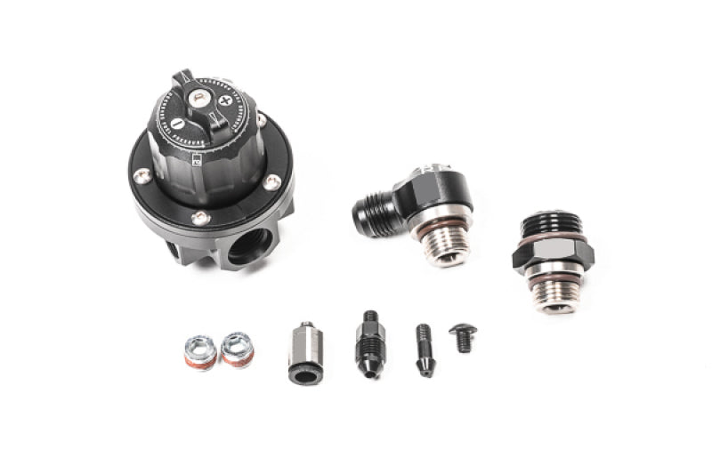 Radium Engineering 8AN ORB Direct Mount Regulator-Rotating Assembly (DMR-RA) - Black-Fuel Pressure Regulators-Radium Engineering-