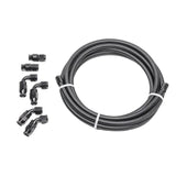 Radium Engineering 8AN Universal PTFE Hose Kit - Black Carbon
