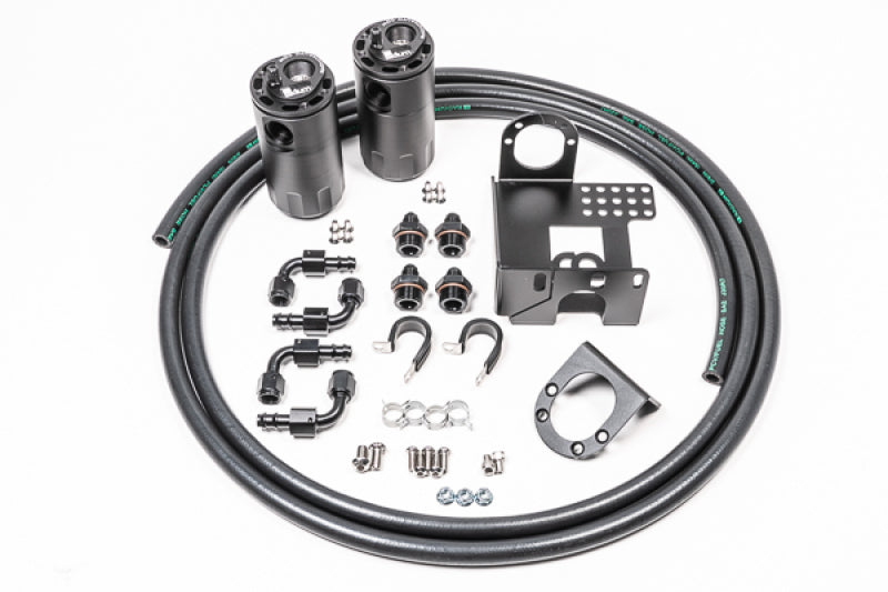 Radium Engineering 90-05 Mazda MX-5 Dual Catch Can Kit Fluid Lock - Black Ops Auto Works