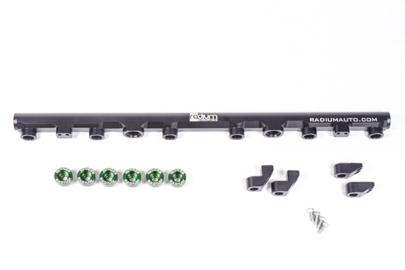Radium Engineering 92-02 Toyote Supra 2JZ-GTE Top Feed Fuel Rail Kit - Black Ops Auto Works