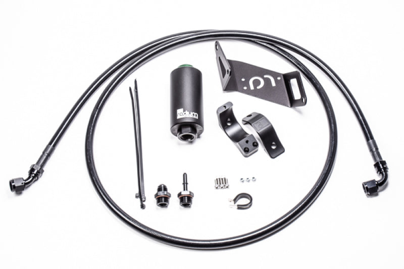 Radium Engineering BMW Fuel Hanger Feed w/ Microglass Filter - Black Ops Auto Works