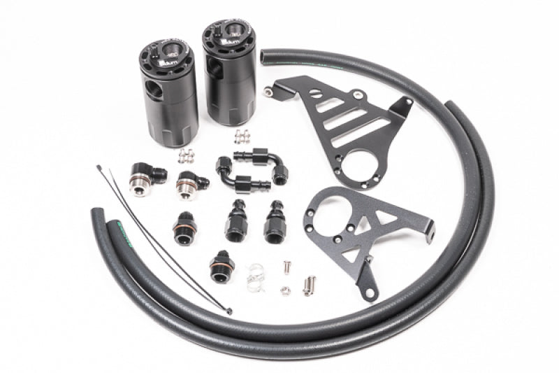 Radium Engineering Dual Catch Can Kit 16-18 Focus RS Fluid Lock - Black Ops Auto Works