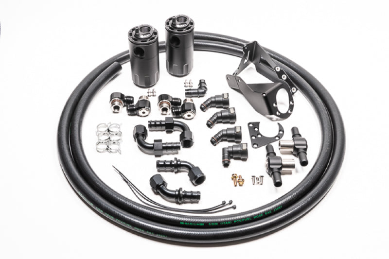 Radium Engineering Dual Catch Can Kit Nissan R32 Skyline GT-R Fluid Lock - Black Ops Auto Works