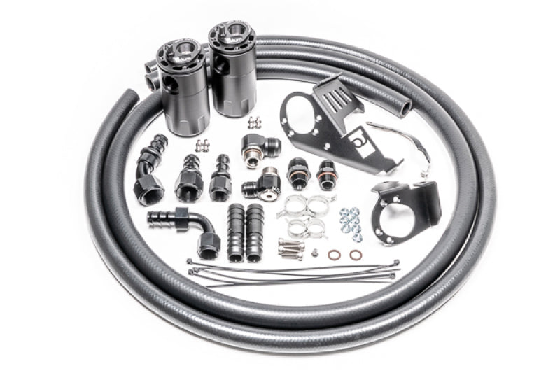 Radium Engineering Dual Catch Can Kit Subaru VB Fluid Lock - Black Ops Auto Works