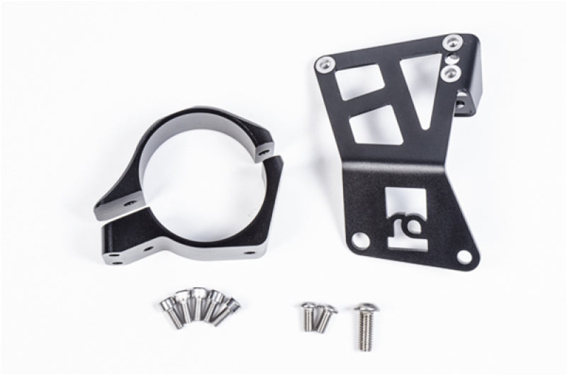 Radium Engineering Fuel Filter Mount and Filter Clamp EVO X - Black Ops Auto Works