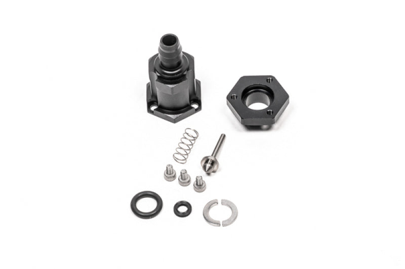 Radium Engineering Pump Outlet Adapter - Check Valve - 10mm Barb - Black Ops Auto Works