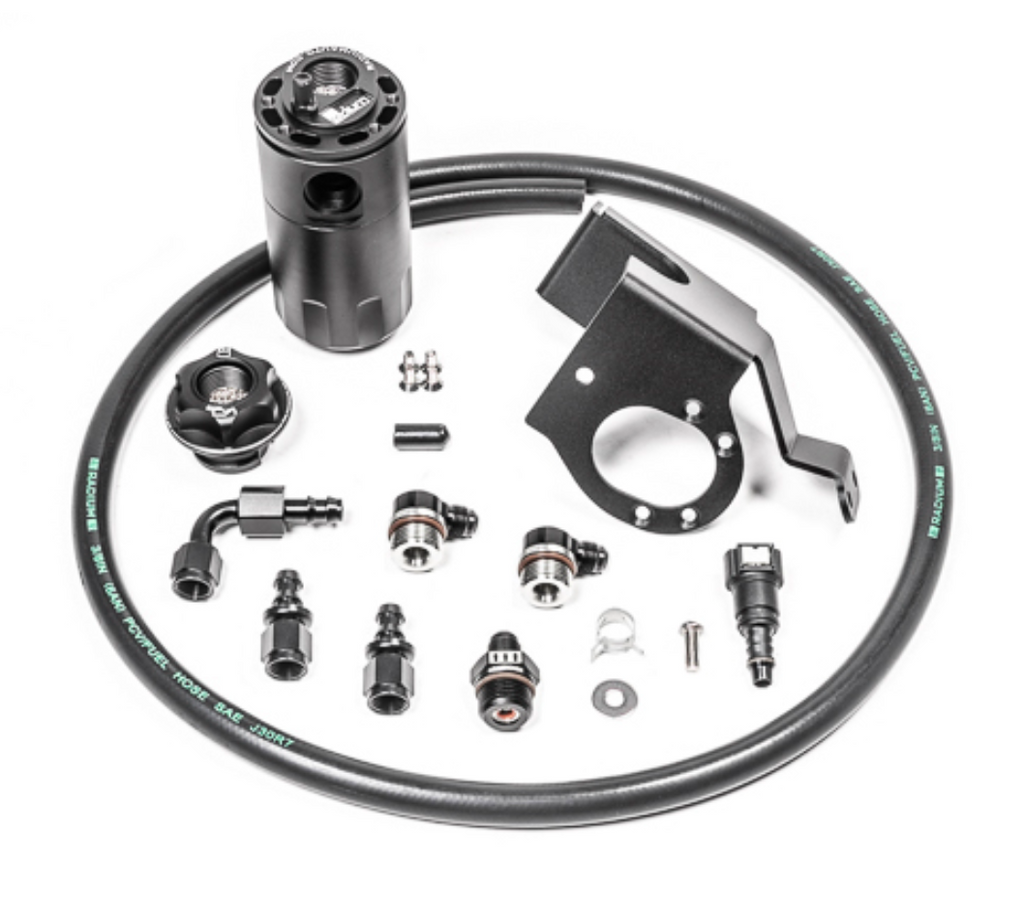 Radium Engineering 09-15 Cadillac CTS-V Catch Can Kit - Radium Engineering 20-1562-FL