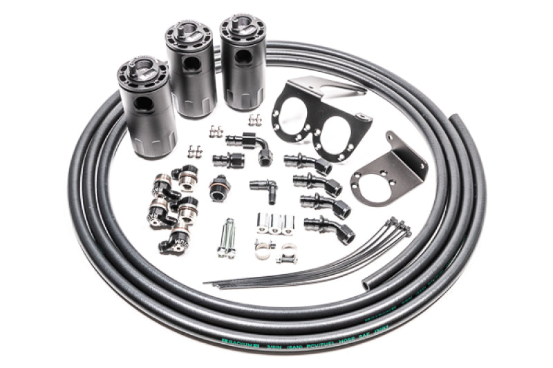 Radium Engineering Triple Catch Can Kit Nissan R35 GT-R Fluid Lock - Black Ops Auto Works