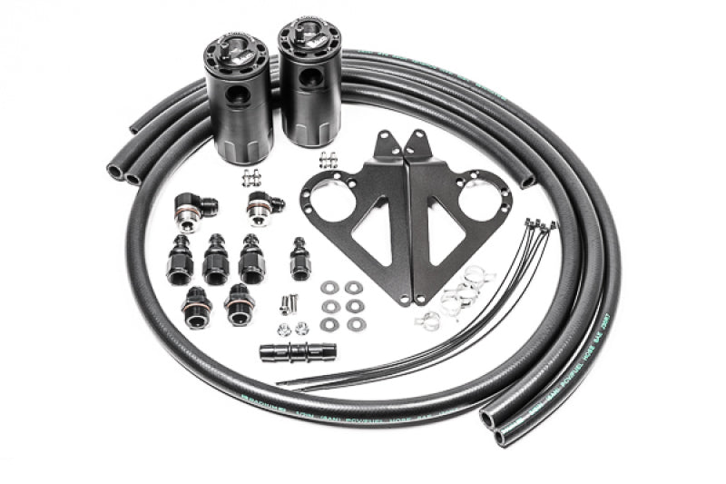 Radium FR-S/BRZ/86 Dual Catch Can Kit Fluid Lock - Black Ops Auto Works