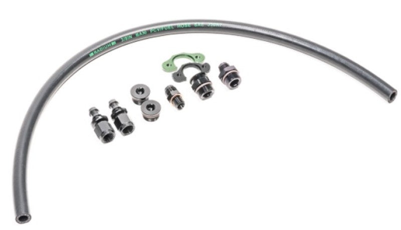 Radium Mitsubishi 4G63 Early Fuel Rail Plumbing - Black Ops Auto Works