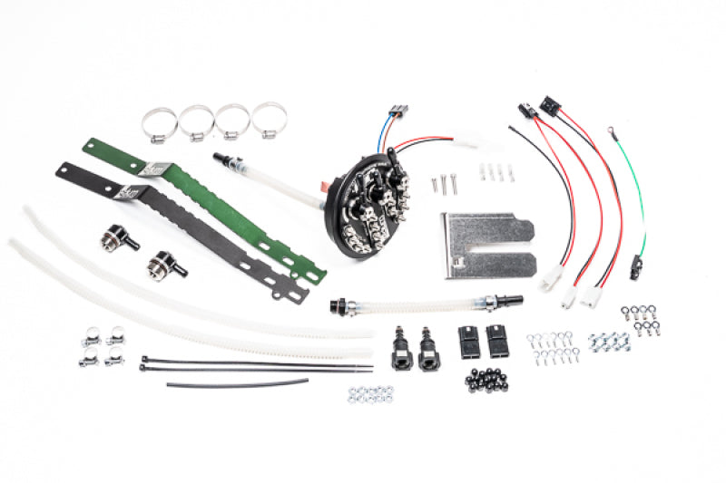 Radium Nissan S14/S15/R33/R34 Fuel Hanger For GSS342 Or AEM 50-1200 - Pumps Not Included - Black Ops Auto Works