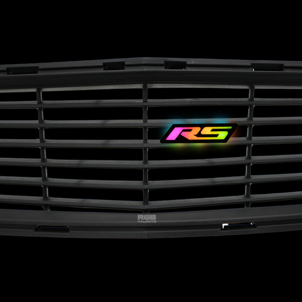 -RS LED Emblem Badge: Multicolor-Illuminated LED Emblems-RGB Halo Kits