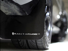 Load image into Gallery viewer, Rally Armor 02-07 Subaru WRX/STI/RS/2.5i (Wagons Req. Mod.) Black UR Mud Flap w/ White Logo - Black Ops Auto Works
