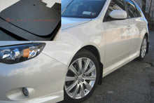 Load image into Gallery viewer, Rally Armor 08-10 Subaru WRX (Hatch &amp; Sedan) / 08-11 Impreza 2.5i Basic Black Mud Flap w/ Black Logo - Black Ops Auto Works