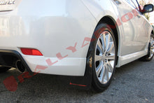 Load image into Gallery viewer, Rally Armor 08-10 Subaru WRX (Hatch &amp; Sedan) / 08-11 Impreza 2.5i Black UR Mud Flap w/ Red Logo - Black Ops Auto Works