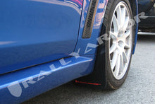 Load image into Gallery viewer, Rally Armor 08-17 Mitsubishi EVO X Black UR Mud Flap w/ Red Logo - Black Ops Auto Works