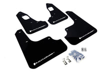 Load image into Gallery viewer, Rally Armor 08-17 Mitsubishi EVO X Black UR Mud Flap w/ White Logo - Black Ops Auto Works
