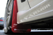 Load image into Gallery viewer, Rally Armor 08-17 Mitsubishi EVO X Red UR Mud Flap w/ White Logo - Black Ops Auto Works