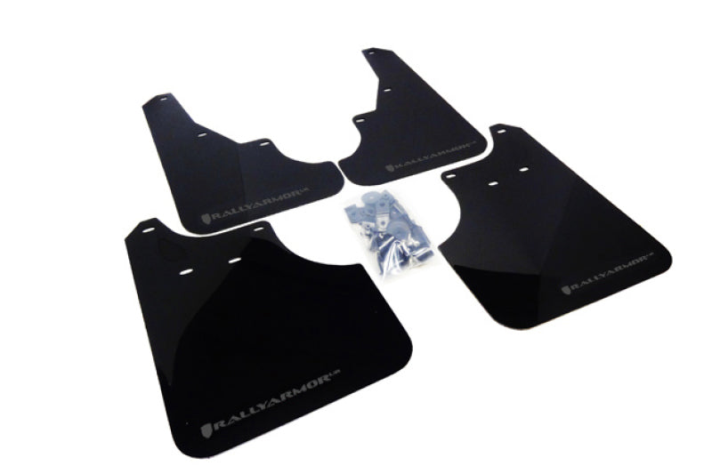 Rally Armor 09-13 Subaru Forester Black UR Mud Flap w/ Grey Logo - Black Ops Auto Works