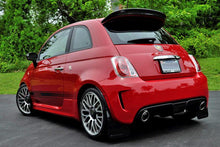 Load image into Gallery viewer, Rally Armor 12-18 Fiat 500 (Pop/Sport/Lounge/Abarth) Black UR Mud Flap w/ Red Logo - Black Ops Auto Works