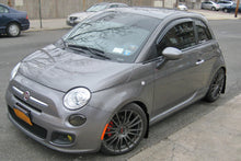 Load image into Gallery viewer, Rally Armor 12-18 Fiat 500 (Pop/Sport/Lounge/Abarth) Black UR Mud Flap w/ Red Logo - Black Ops Auto Works