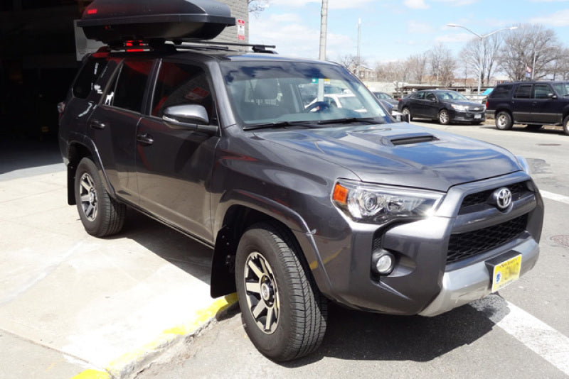 Rally Armor 12-20 Toyota 4Runner Black UR Mud Flap w/ Red Logo - Black Ops Auto Works