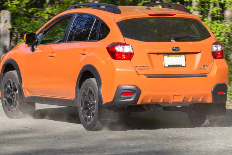 Rally Armor 13-17 Subaru Crosstrek XV Black UR Mud Flap w/ Red Logo - Black Ops Auto Works