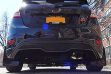 Load image into Gallery viewer, Rally Armor 13-19 USDM Ford Fiesta ST Black UR Mud Flap w/ Silver Logo - Black Ops Auto Works