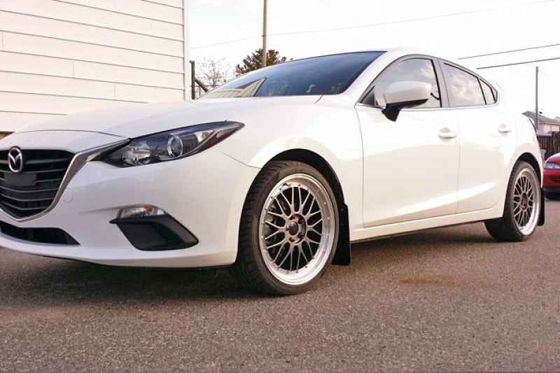 Rally Armor 14-18 Mazda 3/Speed3 Red UR Mud Flap w/ White Logo - Black Ops Auto Works